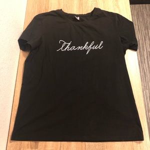 NWOT Cute “Thankful” Top